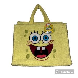 BIG SpongeBob Fuzzy Sherpa Tote